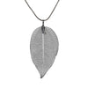 Image of Women Special Leaves Leaf Sweater Pendant Necklace Ladies Long Chain Jewelry